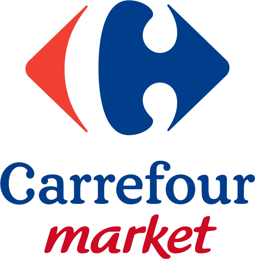 Logo de Carrefour, partenaire du campus de Groupe Alternance à Lyon.