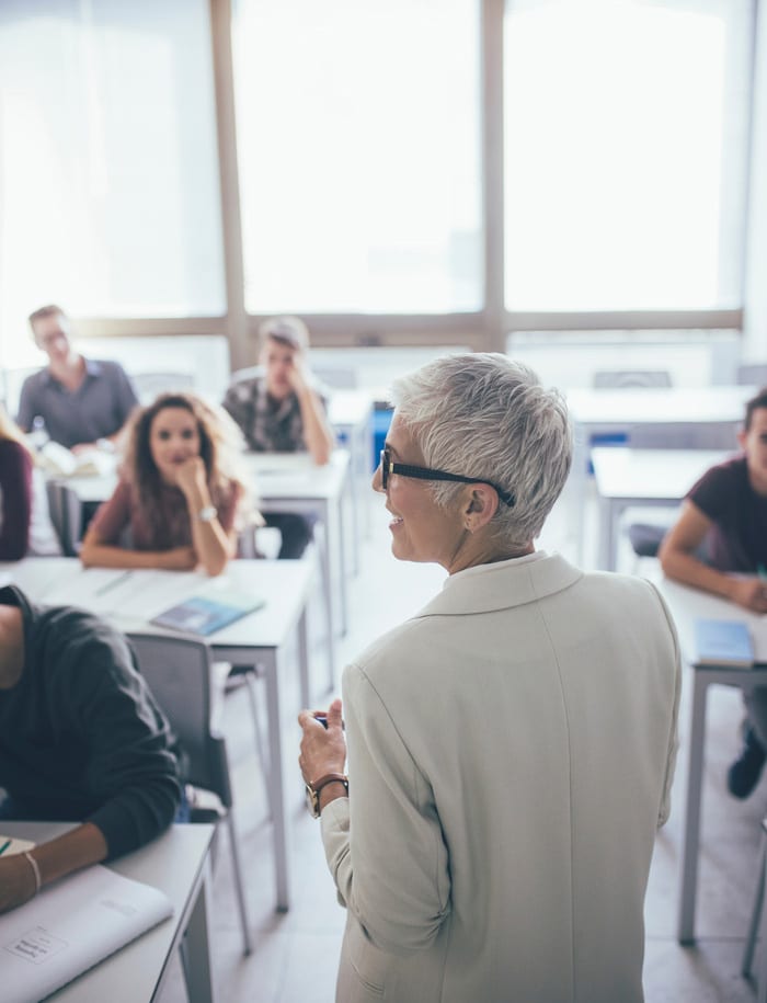 cours avec professeur et etudiants